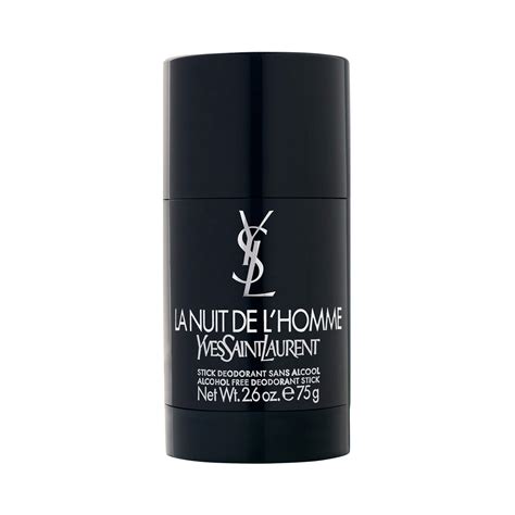 ysl l'homme la nuit deo stick sans alcool 75ean|YVES SAINT LAURENT .